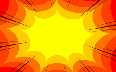 Pop art comic background with halftone colors. vector illustration