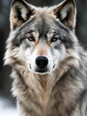 Obraz premium gray wolf canis lupus