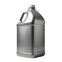 Obraz premium silver plastic container on Isolated transparent background png. generated with AI