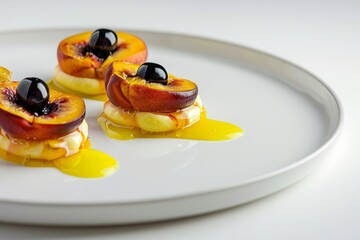 Impressive 19th Hole Nectarines with Lemon Cream