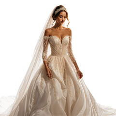 Fototapeta premium bride in dress