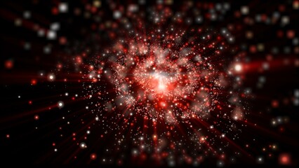 sparkling galaxy full of billions of stars