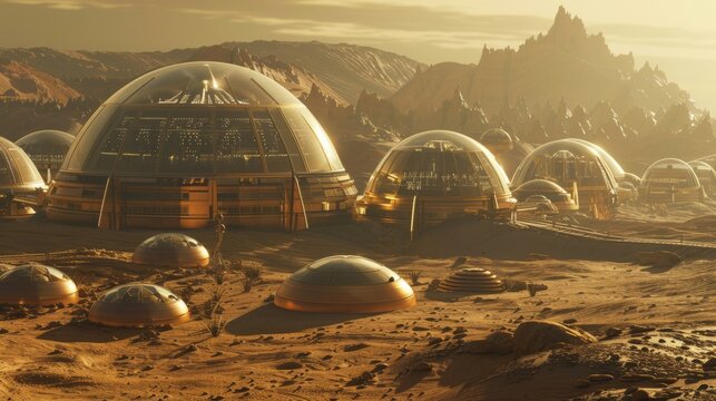 The future of living on Mars.