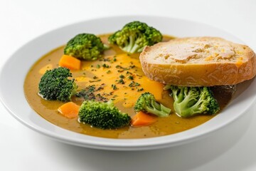 Scrumptious Broccoli Cheddar Soup with a Symphony of Textures
