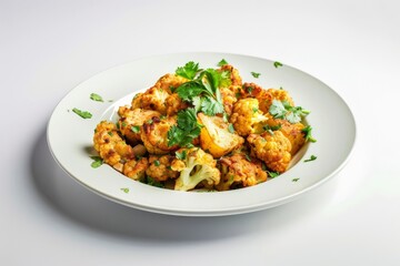 Aloo Gobi: Irresistible Indian Dish with Golden-Brown Cauliflower and Diced Potatoes