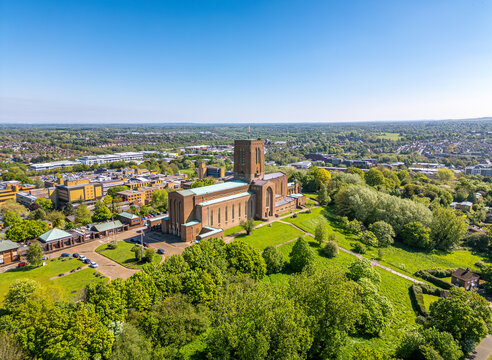 The Cathedral Church of the Holy Spirit, Guildford, commonly known as Guildford Cathedral, is the Anglican cathedral in Guildford, Surrey, England.