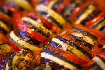 Ratatouille. French dish. Close-up.