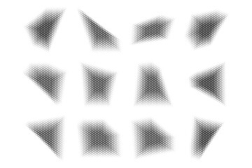 Halftone Triangle Pattern, Reprographic Technique for Simulating Background Set Minimal Style Dynamic Wallpaper