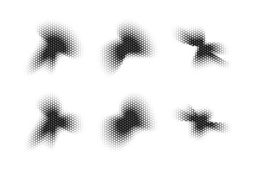 Halftone Triangle Pattern, Reprographic Technique for Simulating Background Set Minimal Style Dynamic Wallpaper