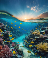 tropical coral reef