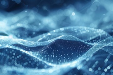 Fototapeta premium Abstract 3d luxury premium background, flowing curved waves, monochrome, digital wallpapers