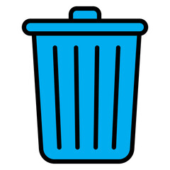 Delete Line Filled Icon Design 