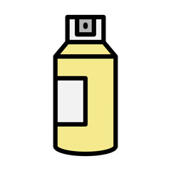  Spray Paint Line Filled Icon Design