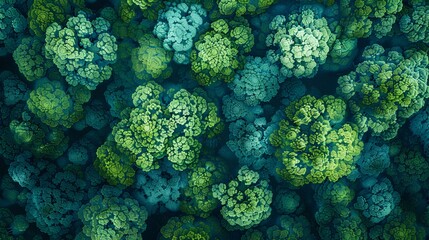 Obraz premium Abstract organic forms reminiscent of coral or plant life.