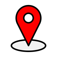  Location Line Filled Icon Design