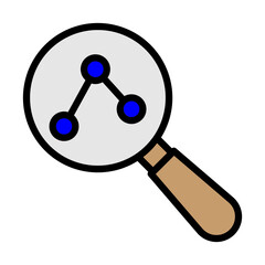  Analytics Line Filled Icon Design