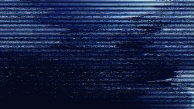 Glitch noise static television VFX. Visual video effects stripes background, CRT tv screen no signal glitch effect