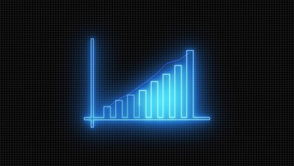 A business graph growth image