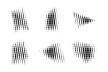 Halftone Triangle Pattern, Reprographic Technique for Simulating Background Set Minimal Style Dynamic Wallpaper