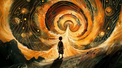 A characters epic journey unfolds in this gripping film, Ai Generated