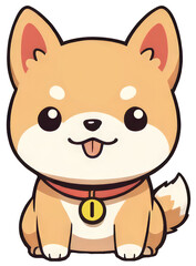 Obraz premium Cute Chiba PNG 1