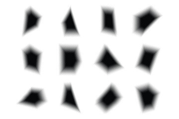 Halftone Triangle Pattern, Reprographic Technique for Simulating Background Set Minimal Style Dynamic Wallpaper