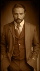 Obraz premium Portrait of a Victorian Doctor