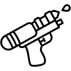 Water Gun  Icon Element For Design
