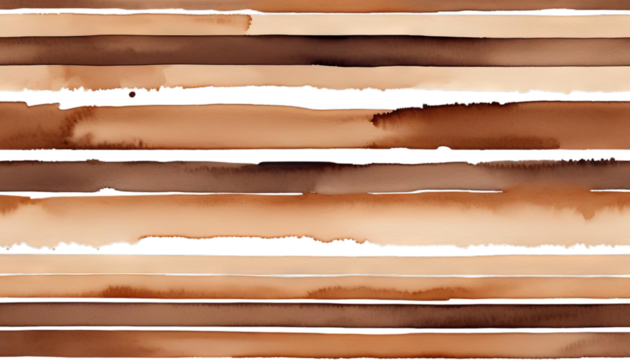 stripes horizontal paint brown template background watercolor body tribal inspired banner raster abstract ethnic ornament african hand-drawn illustration hand-made artistic texture grunge design