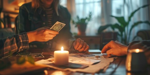 astrologer, fortune teller using tarot cards, mysticism, astrology, predictions