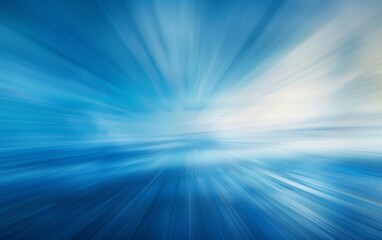 Azure Unfocused Abstract Motion Blur Backdrop, High Definition