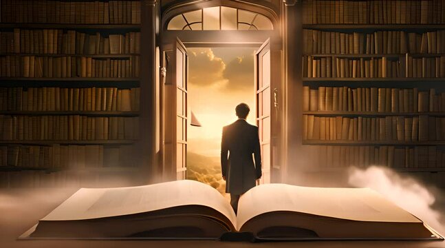 Der Dunkelheit durch eine Bibel entfliehen
