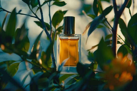 Discover the essence of Eau de Toilette attraction, olfactory scent in perfume bottles, and journey through clear glass