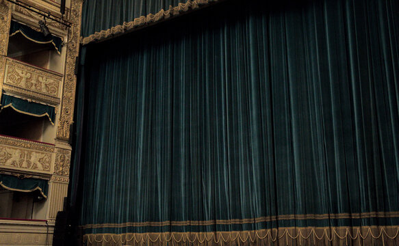 Detail of Dante Alighieri's theater (Ravenna, Italy)