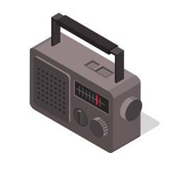 Obraz premium portable radio player