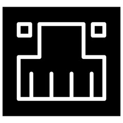 lan solid icon