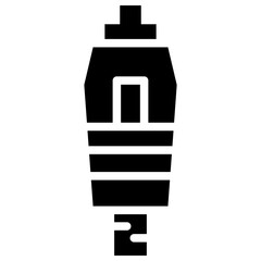Obraz premium connector solid icon