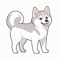 Vector illustration of an endearing Dog for kids' bedtime stories