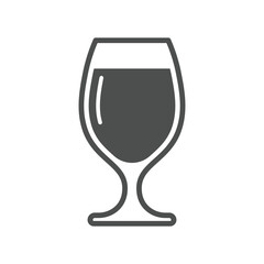Wine icon. Beverage symbol modern, simple, vector, icon for website design, mobile app, ui. Vector Illustration