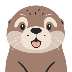 Vector illustration of a cute Animal for kids books