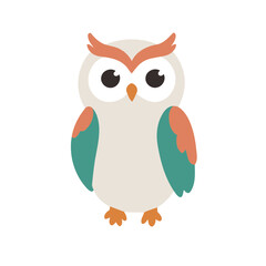 Vector illustration of a cute Owl for children book
