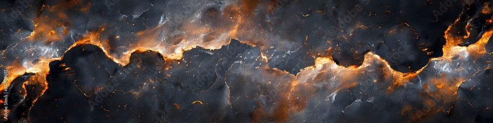 Aufkleber mesmerizing marble texture with dramatic contrasts and abstract patterns