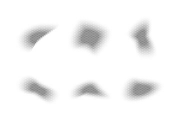 Halftone Star Pattern, Reprographic Technique for Simulating Background Set Minimal Style Dynamic Wallpaper