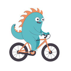 Vector illustration of a friendly Monster for little ones' joyful exploration