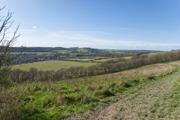 Fototapeta premium Findon Valley near Worthing, England