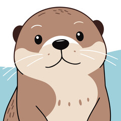 Cute Animal for preschoolers' storybook vector illustration