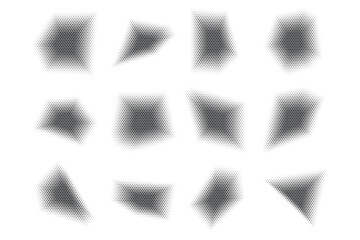 Halftone Hexagon Pattern, Reprographic Technique for Simulating Background Set Minimal Style Dynamic Wallpaper