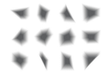 Halftone Hexagon Pattern, Reprographic Technique for Simulating Background Set Minimal Style Dynamic Wallpaper