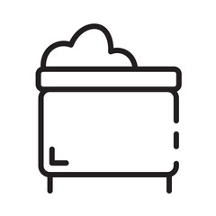 Bath Beauty Makeup Line Icon