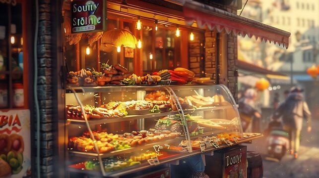 "Delightful Festive Feast: Vibrant Food Spread for Celebrations and Gatherings. Perfect for Holidays, Parties, and Special Occasions!"